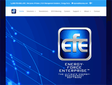Tablet Screenshot of energy-force.com